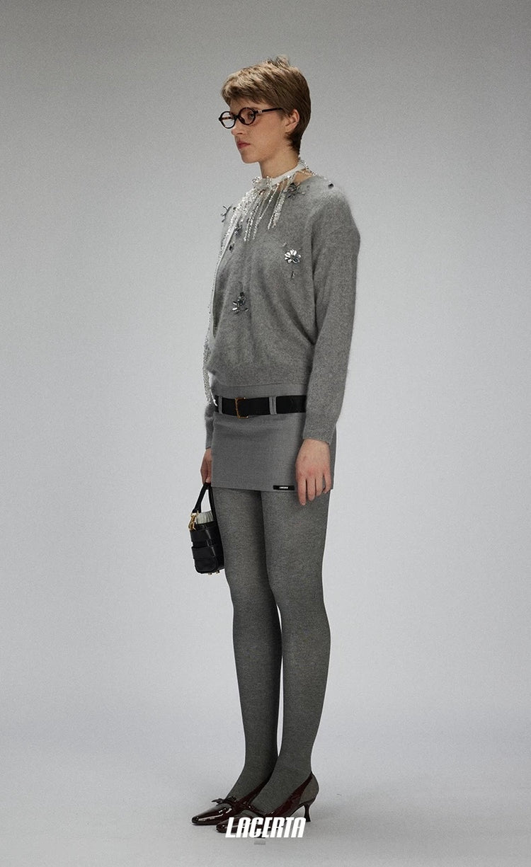 Sequin Embellishments Knitted Sweater