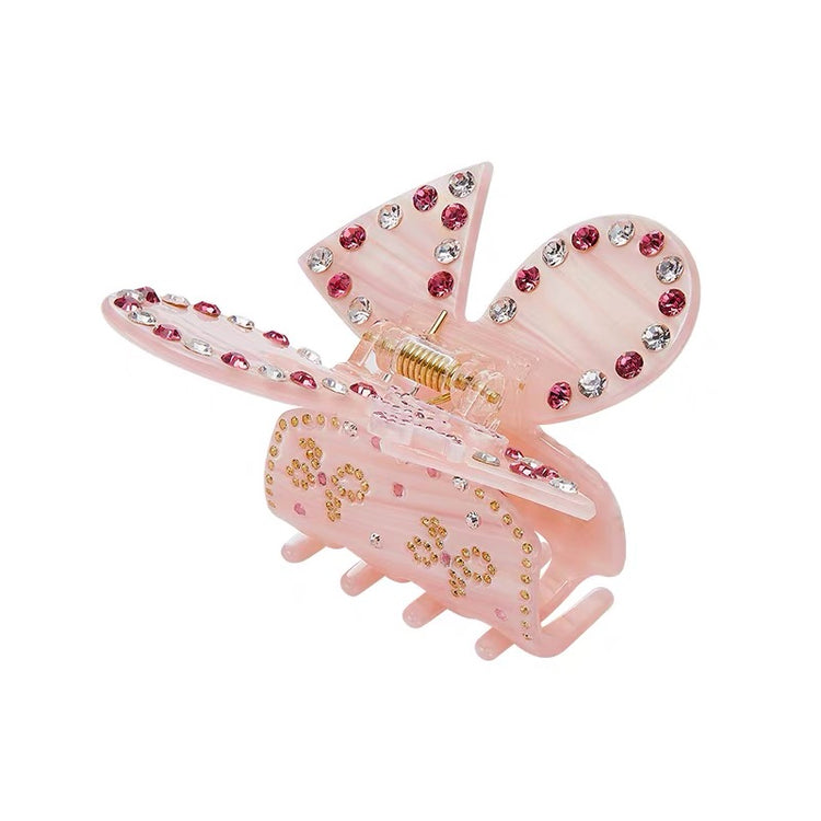 Chloe Crystal Butterfly Claw Clip
