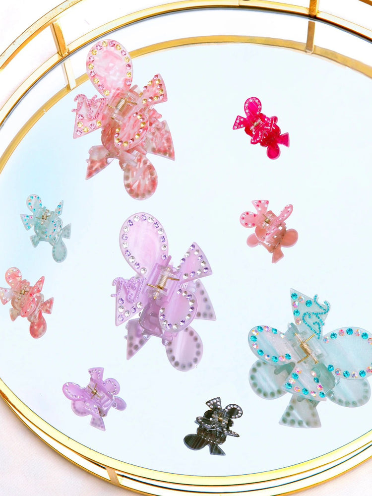 Sydney Mini Claw Clip Set (Blue, Pink, Purple)