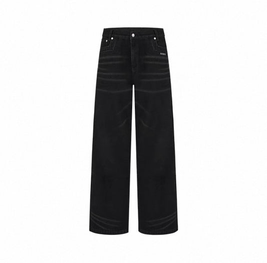 9-1 American-style Distressed Denim Jeans