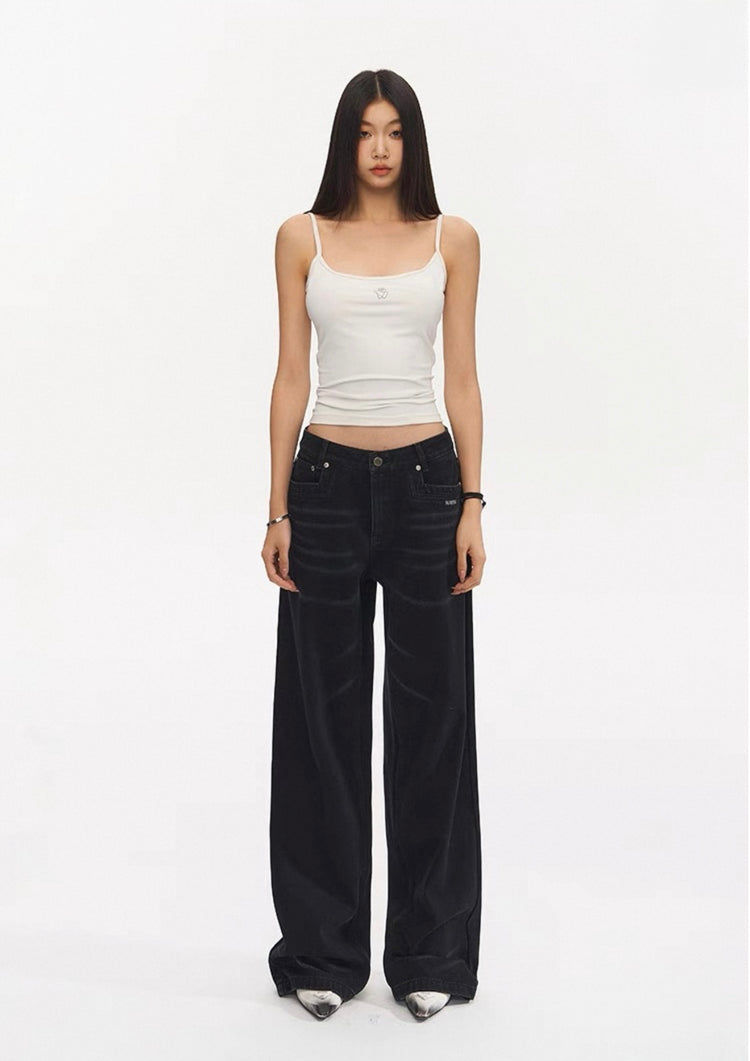 9-1 American-style Distressed Denim Jeans