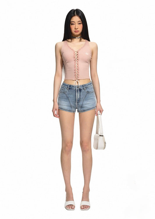 Classic North Loop - Panel Denim Shorts