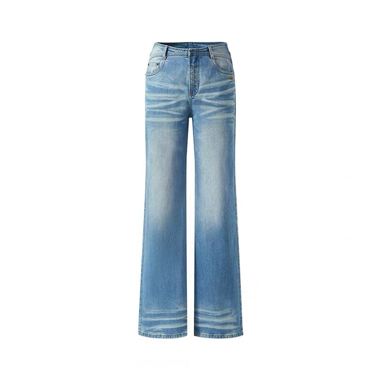 +5cm N4 Golden Ratio Straight-Leg Jeans