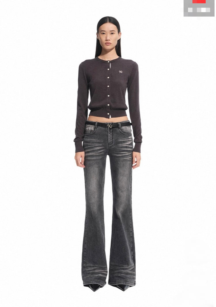 +5cm N4 Golden Ratio Straight-Leg Jeans