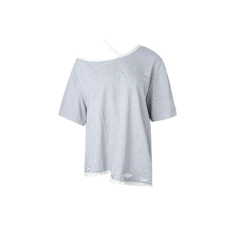 Loose Off-shoulder T-shirt