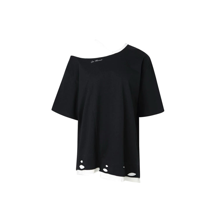 Loose Off-shoulder T-shirt