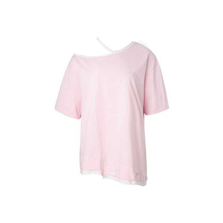Loose Off-shoulder T-shirt