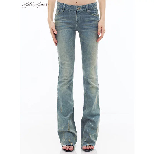 Low-rise Mini Flare Jeans