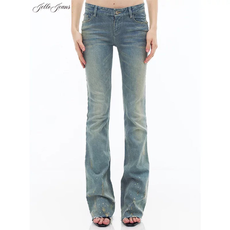 Low-rise Mini Flare Jeans