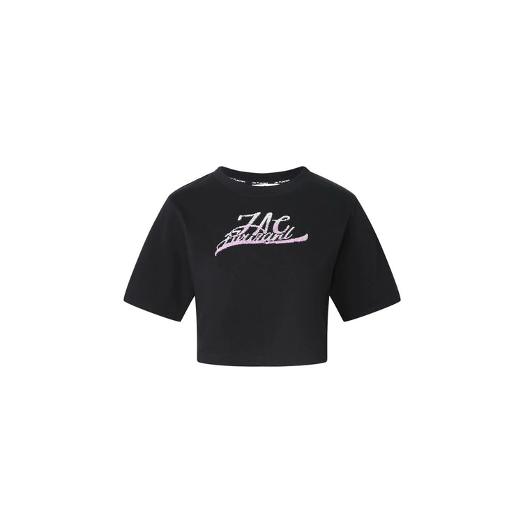 Gradient Logo Beaded T-Shirt