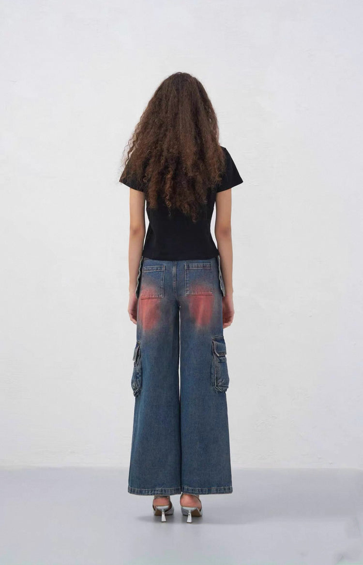 Rhinestone Logo Minimalist T-Shirt