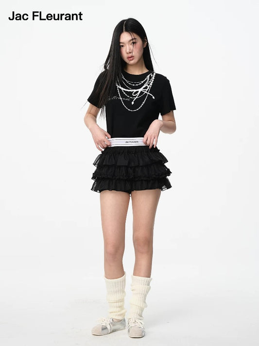 Crew Neck Printed T-Shirt