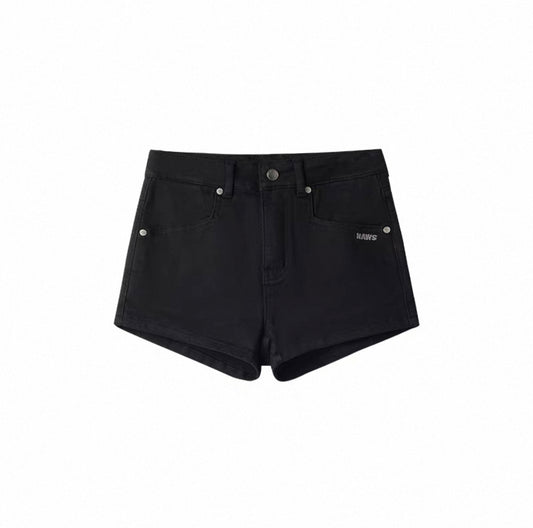 Black Sand - Clean-Cut Denim Shorts