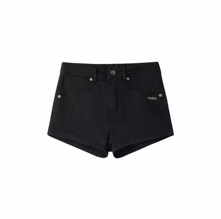 Black Sand - Clean-Cut Denim Shorts