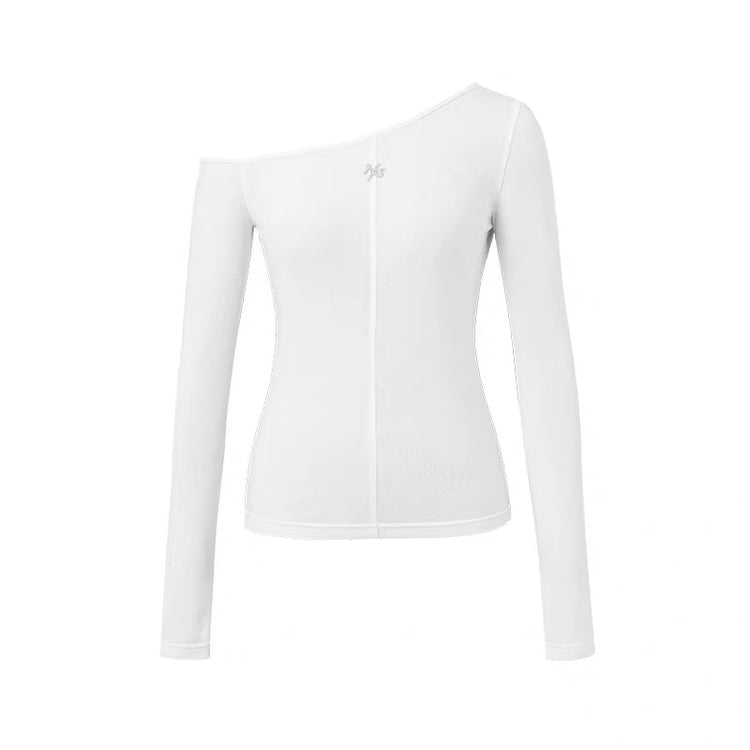 Void Asymmetrical One-Shoulder Tee