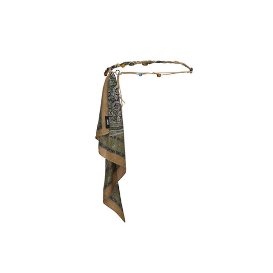 Handwoven Scarf Beaded Waist Chain