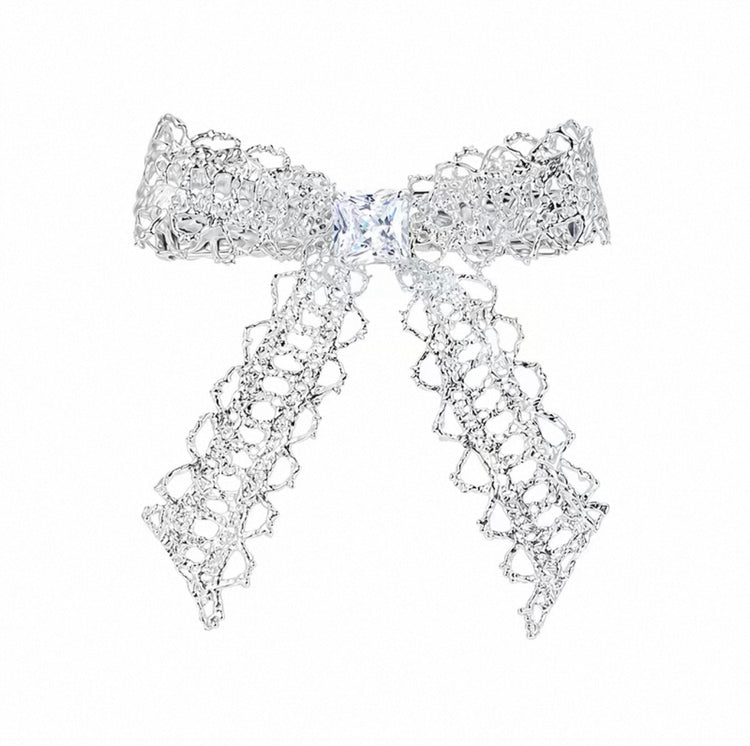 YVMIN X SHUSHUTONG / Lace Bow Hair Clip