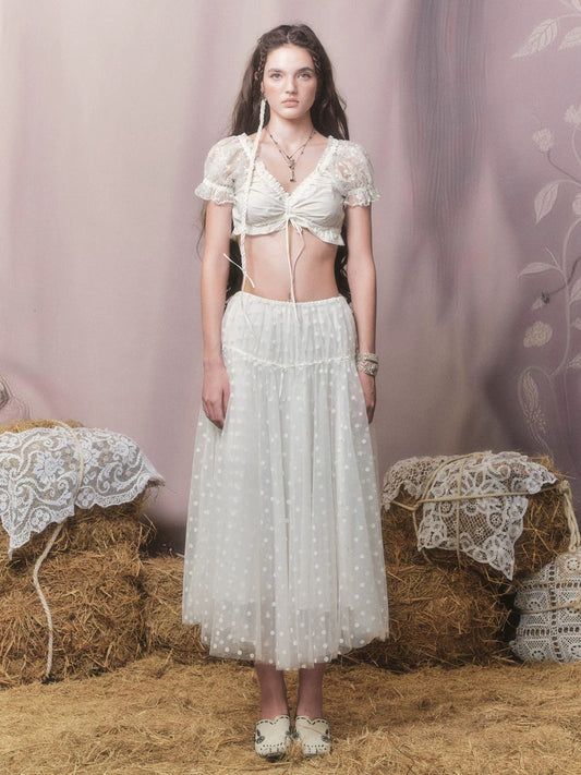 Puff Short Sleeve Crop Top