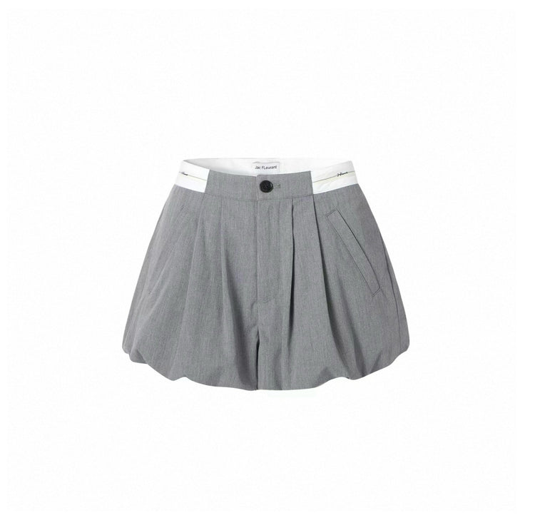 Ribbon-Trim Bubble Skort