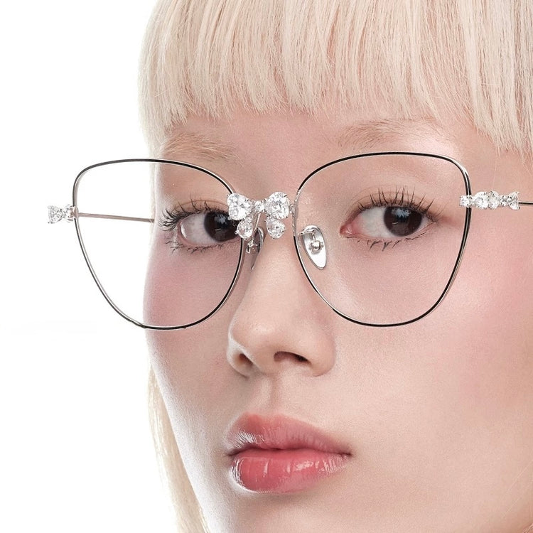 Bow Detail Big Frame Glasses