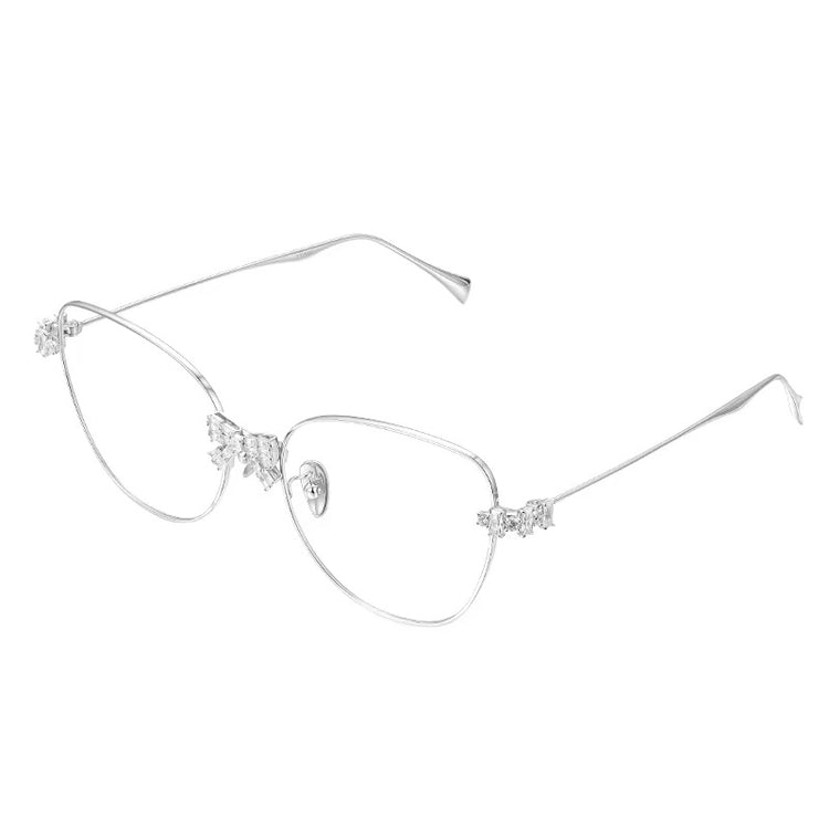 Bow Detail Big Frame Glasses