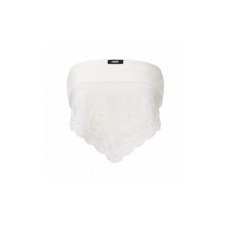 Triangle Scarf Collar Bandeau Top