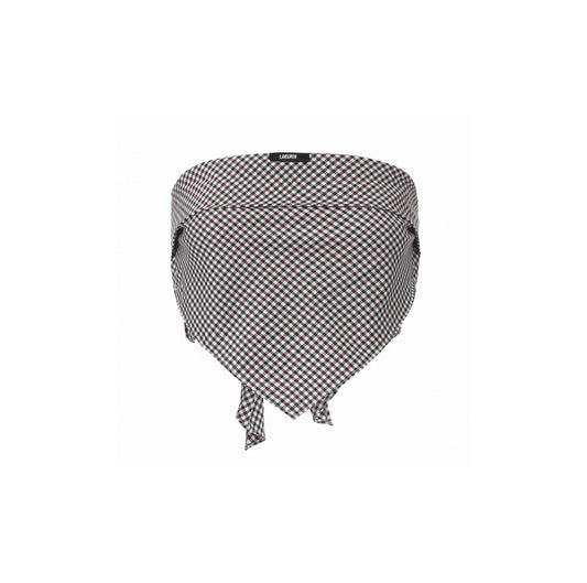 Triangle Scarf Collar Bandeau Top