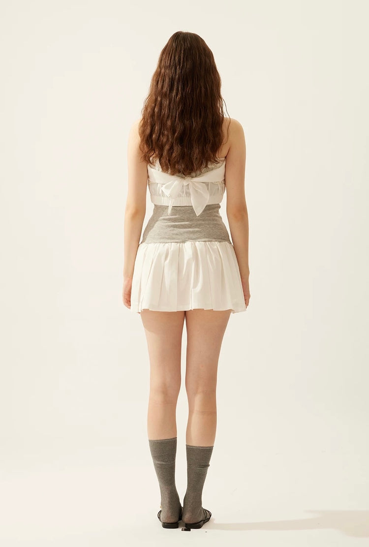 Triangle Scarf Collar Bandeau Top