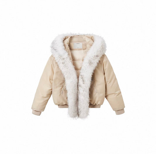 Rocky Mountain Fur-Trim Down Jacket
