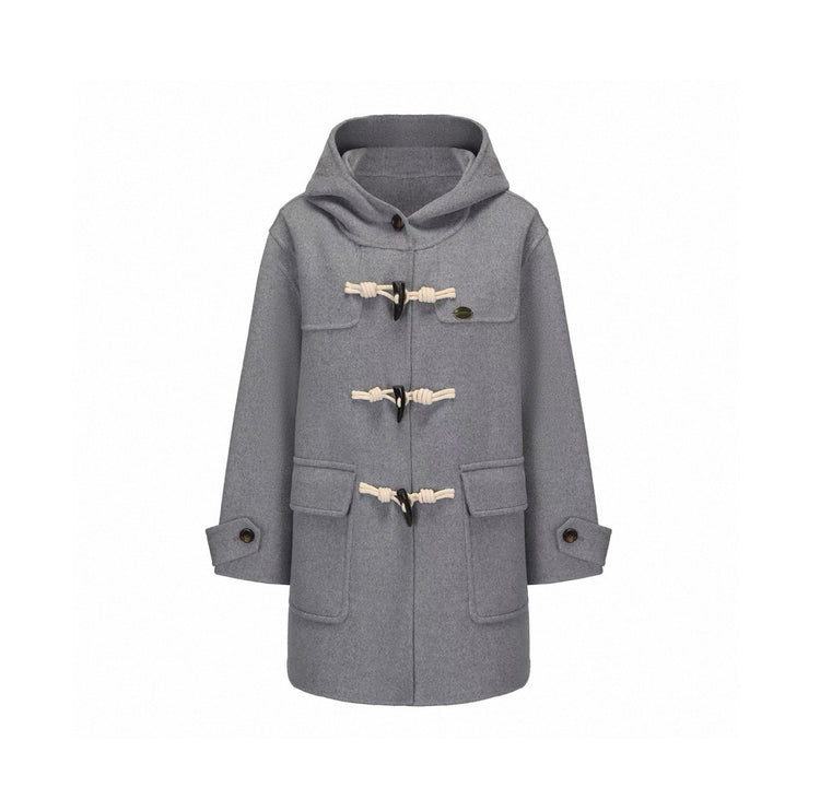 Double-Faced Wool Hooded Duffle Coat