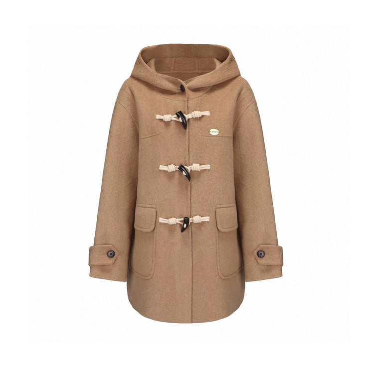 Double-Faced Wool Hooded Duffle Coat