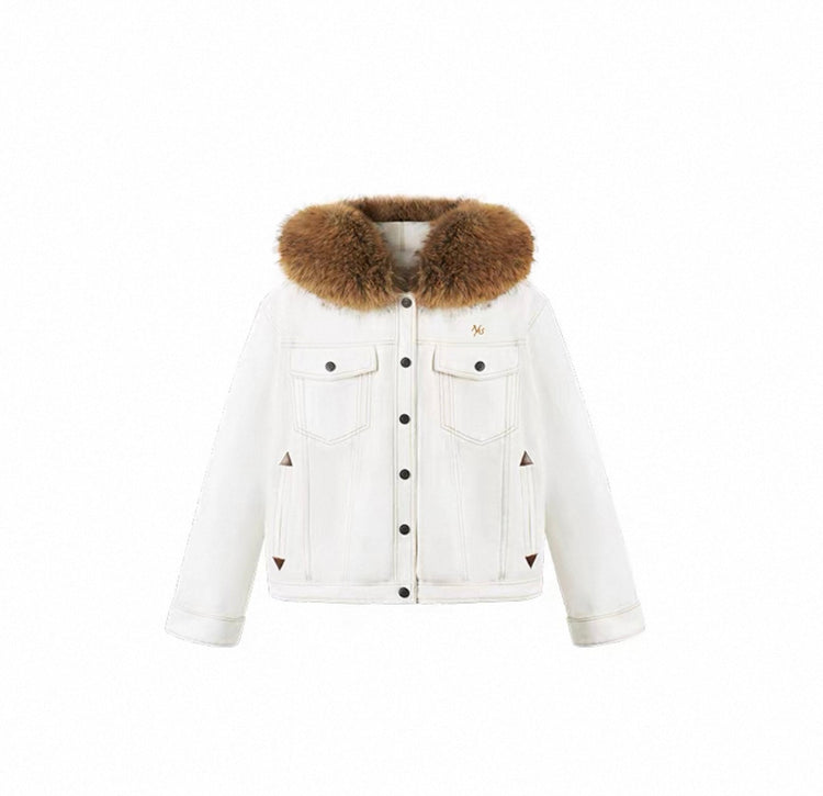 Polar - Oversized Denim Padded Jacket