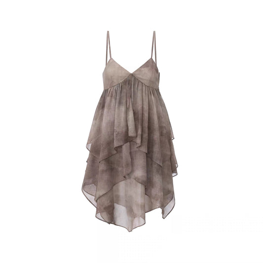 Ink-Wash Sequin Cami Top