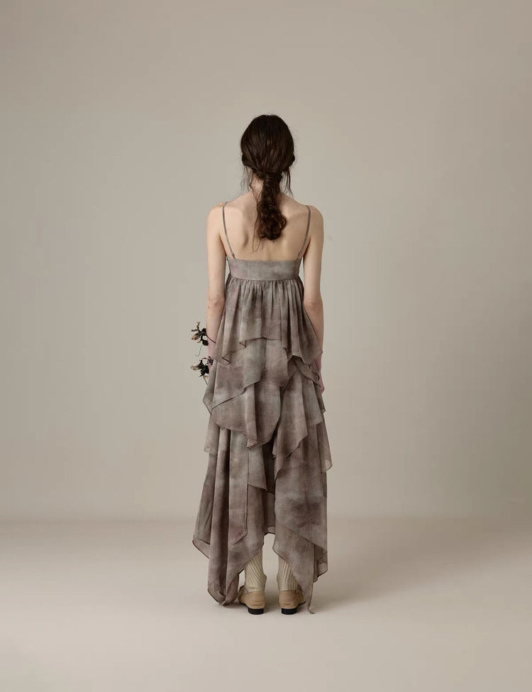 Ink-Wash Sequin Cami Top