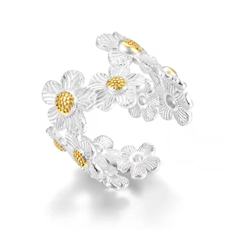 The Gilded Daisy Ring