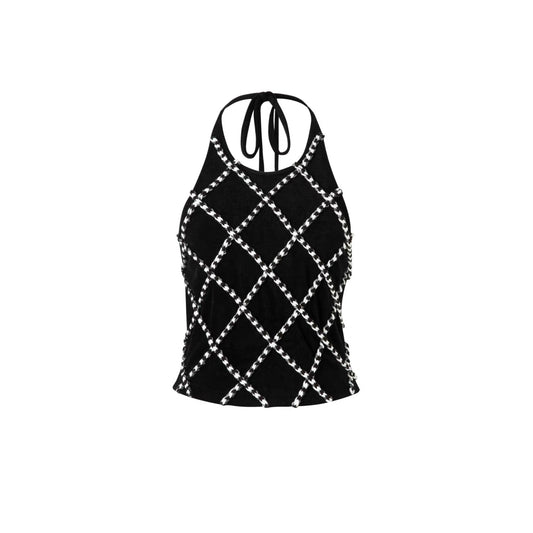 Plaid Halter Top