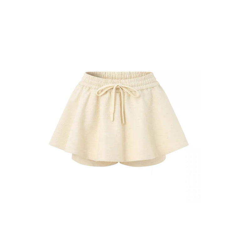 Elastic Waist Skort