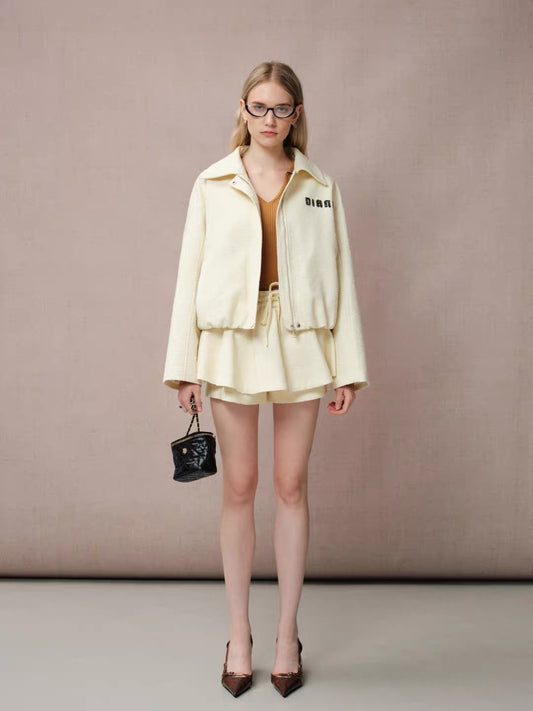 Elastic Waist Skort