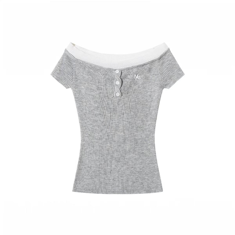 Versailles Off-Shoulder Tee