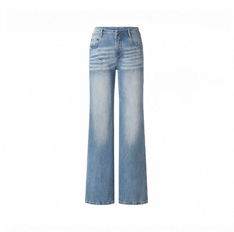 +5cm N4 Golden Ratio Straight-Leg Jeans