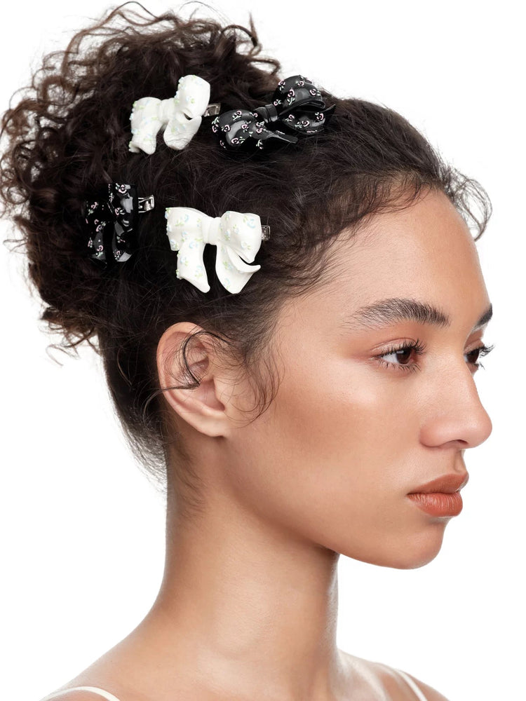 YVMIN X SHUSHUTONG / Resin Embossed Hair Clip