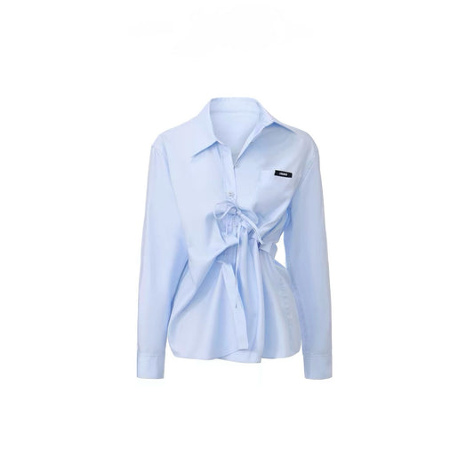Strappy Ruched Shirt