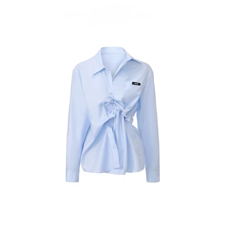 Strappy Ruched Shirt