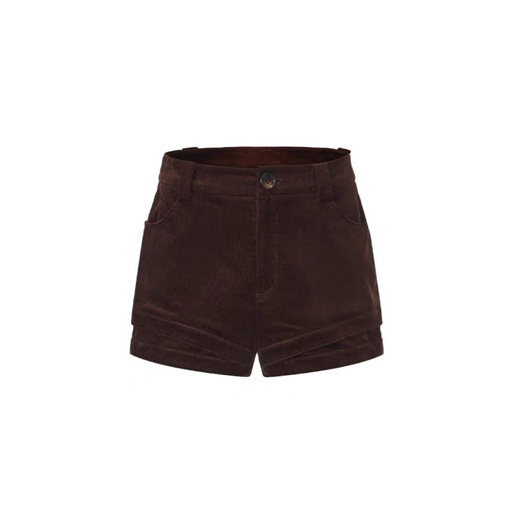 Corduroy H-Line Shorts