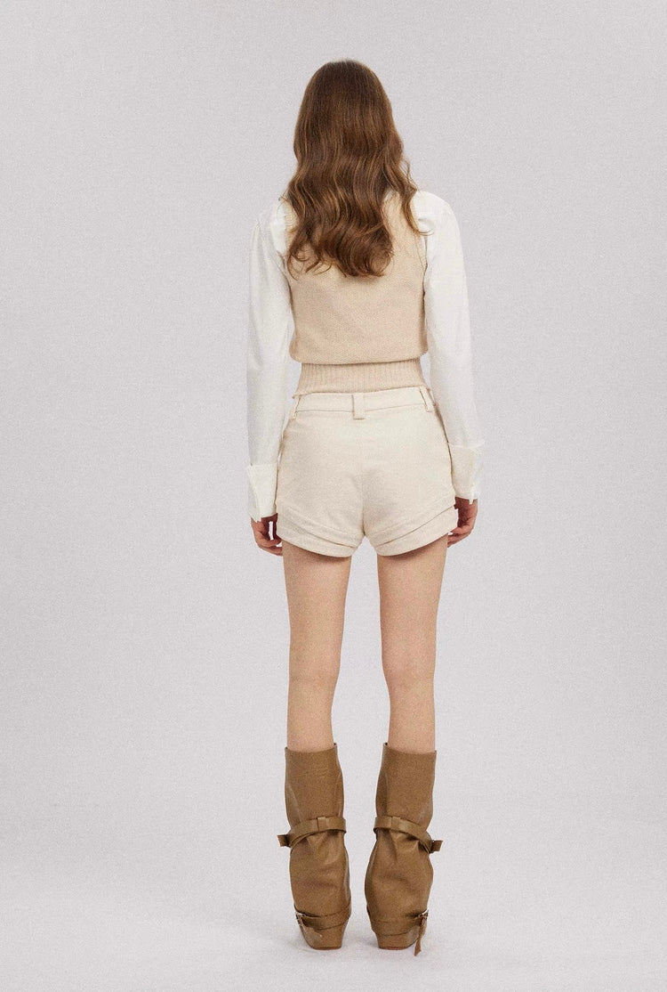 Corduroy H-Line Shorts