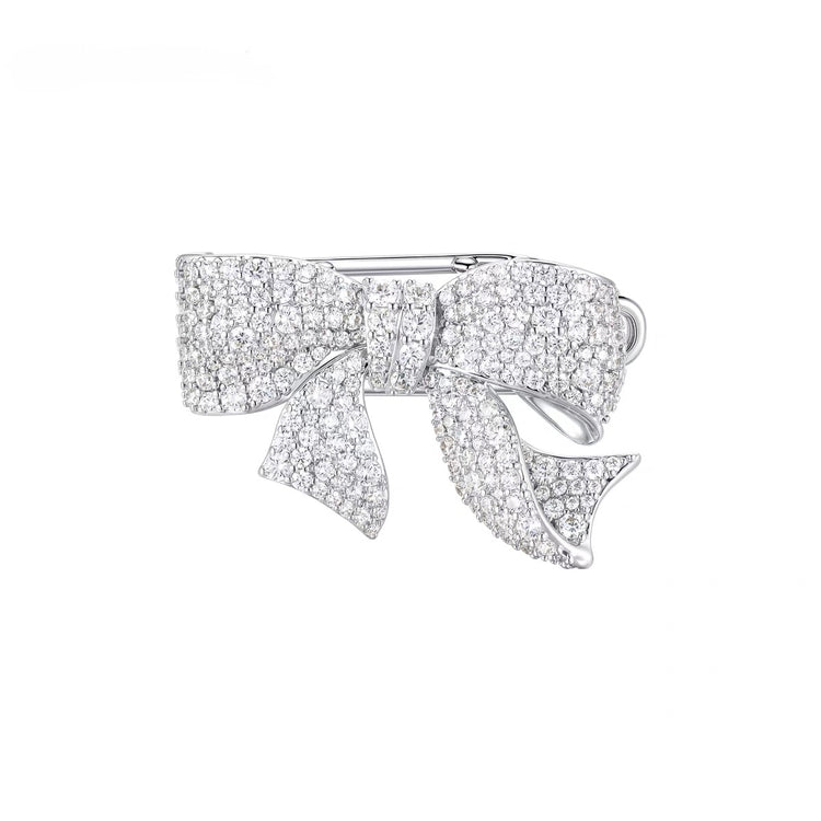 YVMIN X SHUSHUTONG / Gift Bowknot Pave Retro Hair Clip
