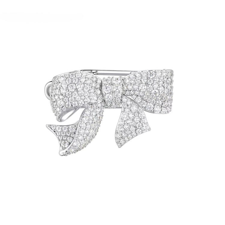YVMIN X SHUSHUTONG / Gift Bowknot Pave Retro Hair Clip