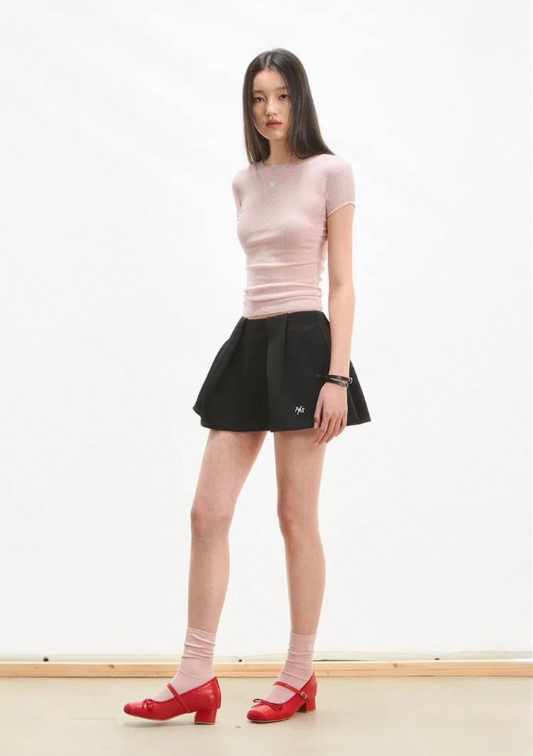 Classic Seamless Knit T-Shirt