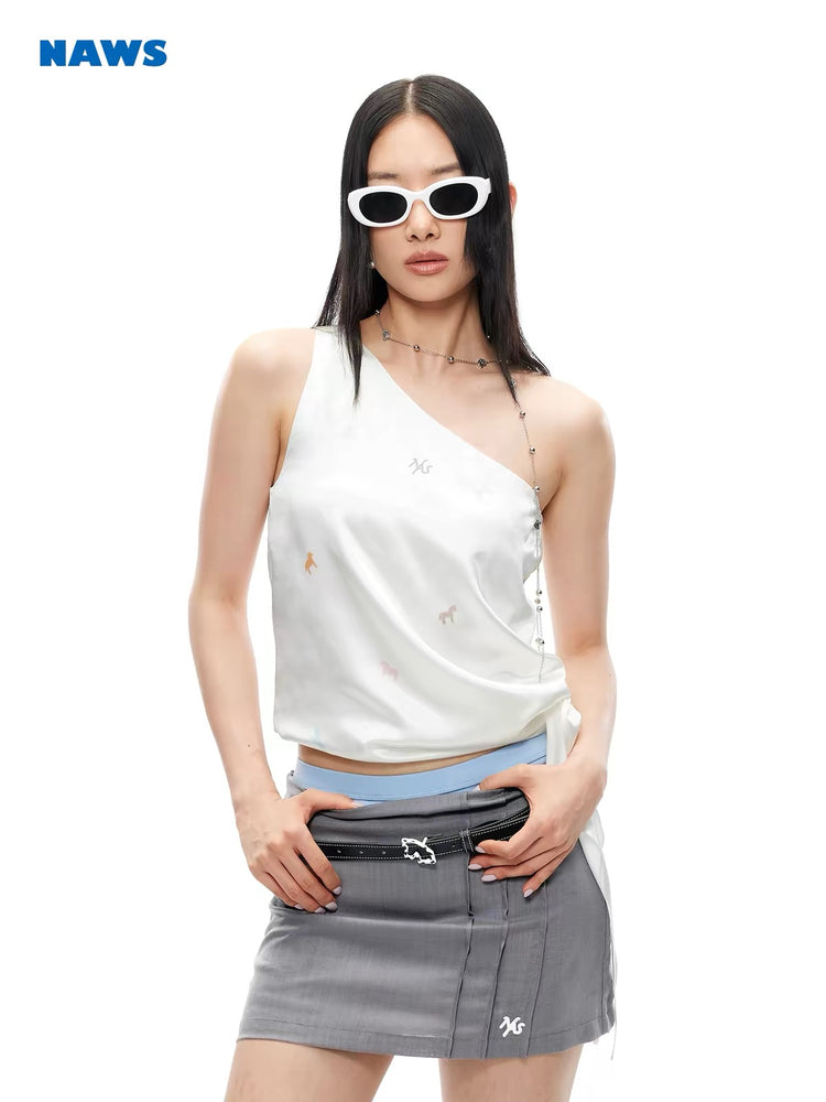 All-Over Pony Print Tank Top
