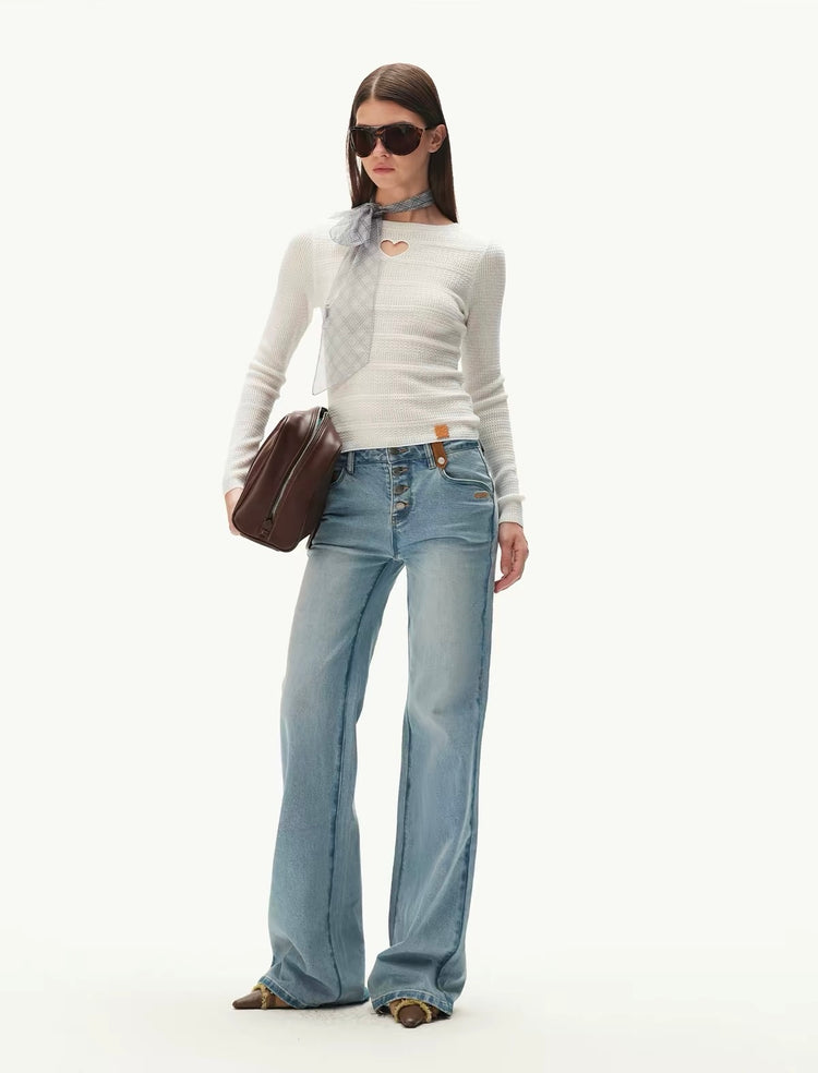 +5CM N4 Distressed Jeans